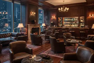 Indoor Lounge Cigar Bar